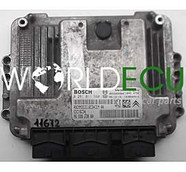 CENTRALINA MOTORE PEUGEOT 206 1.6 HDI BOSCH 0 281 011 560, 0281011560, 96 598 238 80, 9659823880