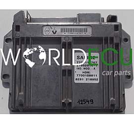 CALCULATEUR MOTEUR RENAULT KANGOO 1.2 7700112767, 21652514-1, 216525141, 7700108811