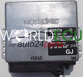 CENTRALINA MOTORE OPEL OMEGA BOSCH 0 261 200 383, 0261200383, GM 90 351 652 GJ, 90351652GJ