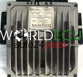 CALCULATEUR MOTEUR RENAULT CLIO 1.5 DCI DDCR 80925E R0410C017C, 8200180595, HOM8200129063, HOM 8200129063