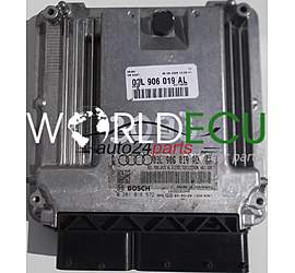 MOTORSTEUERGERÄT ECU STEUERGERAT AUDI A4 A5 2.0 TDI 03L906019AL, 03L 906 019AL, BOSCH 0281016572, 0 281 016 572, DIESEL EDC17CP20 CAGE 5067, 1039S35940