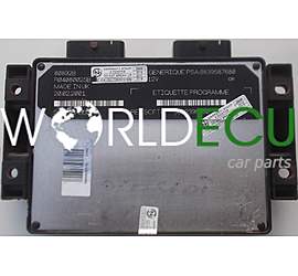 ECU ENGINE CONTROLLER CITROEN PEUGEOT 1.9 LUCAS R04080025B, PSA: 9839587680, SOFT 9642398280