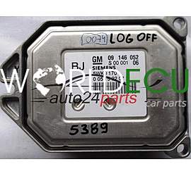 MOTORSTEUERGERÄT ECU STEUERGERAT OPEL OMEGA 2.2 Z22XE Y22XE SIEMENS 5WK9170, 5WK9 170, 09146052BJ, 09146052 BJ, 9146052, 09 146 052