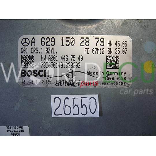 ECU Engine control unit MERCEDES BENZ 0281015196 A6291502879 CR5.1