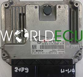 CENTRALINA MOTORE VW VOLKSWAGEN TOURAN 2.0 TDI 03G906021MJ, 03G 906 021 MJ, 03G906021AB, 03G 906 021 AB, BOSCH 0 281 014 045, 0281014045, DIESEL EDC16U34 1039S25550