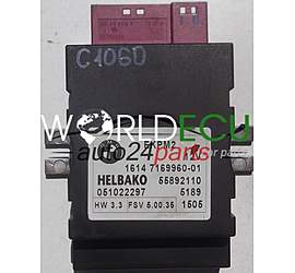 Centralina de comando do sistema confort  BMW E46 HELBAKO 55892110, 051022297, 1614 7169960-01, 1614716996001, 716996001 - C1060 (1)