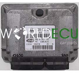 MOTORSTEUERGERÄT ECU STEUERGERAT VOLKSWAGEN AUDI SEAT SKODA MAGNETI MARELLI IAW 4LU.RA, IAW4LURA, 036 906 034 BA, 036906034BA, 61600.543.01, 6160054301