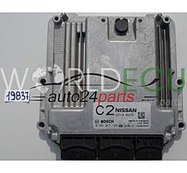 Motorsteuergerät ECU Steuergerät NISSAN QASHQAI 2.0 DCI BOSCH 0 281 017 185, 0281017185, 23710 BB47A, 23710BB47A