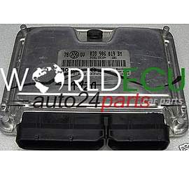 CENTRALINA MOTORE VW VOLKSWAGEN PASSAT 1.9 TDI 038906019BM, BOSCH 0 281 010 301, 0281010307, 28SA4057 1120 0262, DIESEL EDC15P+ 1261