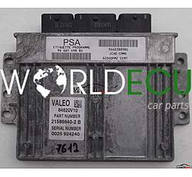 БЛОК УПРАВЛЕНИЯ ДВИГАТЕЛЕМ PEUGEOT 1.4 84820V10, 21586640-2 B, 96 661 498 80, 9666149880, 9660388980
