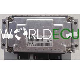 ECU ENGINE CONTROLLER PEUGEOT 206 1.6 BOSCH 0 261 207 477, 0261207477, 96 432 189 80, 9643218980, ME7.4.4 91