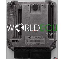 CENTRALINA MOTORE VW VOLKSWAGEN GOLF VI 2.0 TDI, BOSCH 0 281 015 756, 0281015756, 03L 906 022 MC, 03L906022MC, EDC17CP14