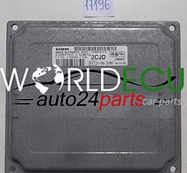 ECU ENGINE CONTROLLER FORD FIESTA SIEMENS S120977315 D, S120977315D, FoMoCo 6S61-12A650-FD, 6S6112A650FD, 2CJD