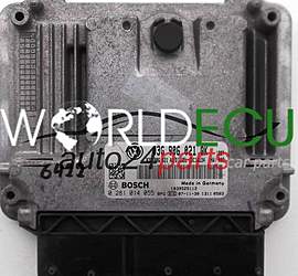 CENTRALINA MOTORE VW VOLKSWAGEN GOLF 1.9 TDI BOSCH 0 281 014 055, 0281014055, 03G 906 021 QK, 03G906021QK, 03G 906 021 AB, 03G906021AB, 1039S25112, EDC16U34