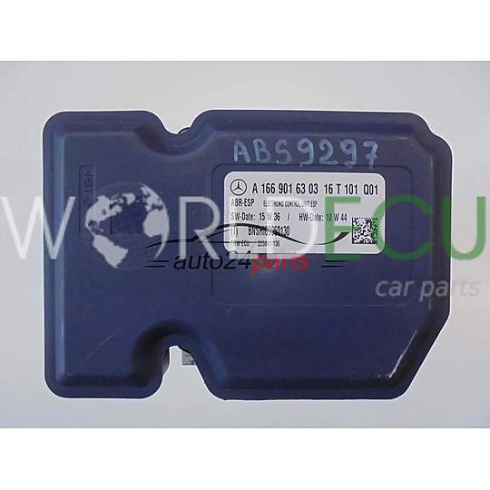 POMPE HYDRAULIQUE ET CALCULATEUR d'ABS MERCEDES BENZ A1664310400 A1669016303