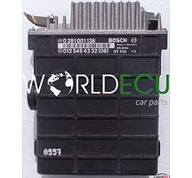 ECU ENGINE CONTROLLER MERCEDES W124 2.5, BOSCH 0 281 001 136, 0281001136, 012 545 43 32, 0125454332[08] - 8997