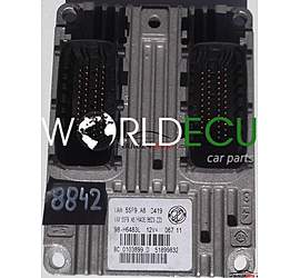 CENTRALINA MOTORE FIAT PUNTO 1.4, IAW 5SF9.A8 D419, IAW5SF9A8 D419, 0103899, 51899832