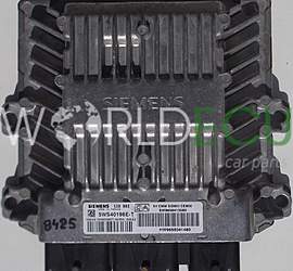 PEUGEOT 407 2.0 HDI SIEMENS 5WS40196E-T, 5WS40196ET, SW 9656413080, HW 9655041480, SID803
