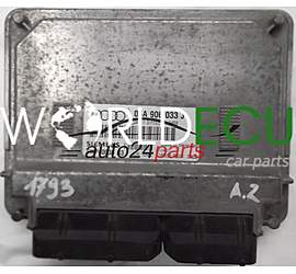 ECU ENGINE CONTROLLER AUDI A3 1.6 AVU 06A906033J, 06A 906 033 J, SIEMENS 5WP40038, BENZIN SIMOS3.3A 3488