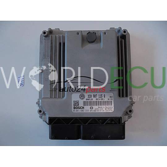 Centralina do motore VOLKSWAGEN 0261S02333 3C0907115Q MED9.1