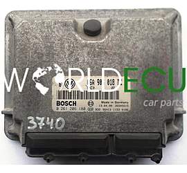 CENTRALINA MOTORE VW VOLKSWAGEN GOLF BORA 2.0 20V 06A906018DC, 06A 906 018 DC BOSCH 0261206180, 0 261 206 180 BENZIN V02 26SA5615