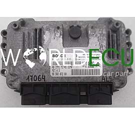 CENTRALINA MOTORE PEUGEOT CITROEN 1.6 BOSCH 0 261 208 839, 0261208839, 96 582 872 80, 9658287280