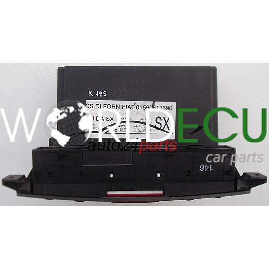 HEATING AND AIR CONDITIONING CONTROL PANEL SWITCH CLIMATRONIC FIAT ALFA ROMEO 147 01560513690 / FTC52492078