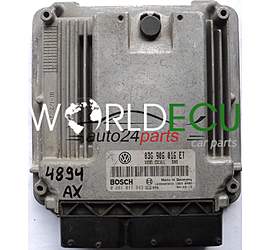 CENTRALINA MOTORE VW VOLKSWAGEN GOLF 2.0 TDI 03G906016ET, 03G 906 016 ET, BOSCH 0281011843, 0 281 011 843, DIESEL EDC16U1 5803, 1039S05033