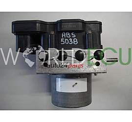 POMPE HYDRAULIQUE ET CALCULATEUR d'ABS CITROEN PEUGEOT BOSCH 0 265 290 598, 0265290598, 9812786180, 0265956353