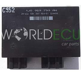 CENTRALINA-MODULO-COMFORT VW SEAT SKODA HELLA 5DK 007 954-51, 5DK007954, 5DK00795451, 1J0 959 799 AH, 1J0959799AH
