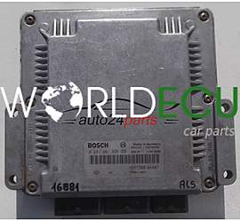ECU CENTRALITA DE MOTOR RENAULT ESPACE 2.2 DCI BOSCH 0 281 001 999, 0281001999, HOM7700104407, 7700104407, 7700114854