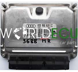 ECU ENGINE CONTROLLER AUDI A4 1.9 TDI 038906019CC, 038 906 019 CC, BOSCH 0281010304, 0 281 010 304 DIESEL 1091 28SA4489