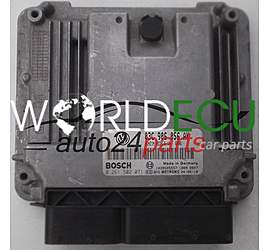 CENTRALINA MOTORE VOLKSWAGEN GOLF 1.6 FSI BOSCH 0 261 S02 071, 0261S02071, 03C 906 056 AK, 03C906056AK, MED9.5.10