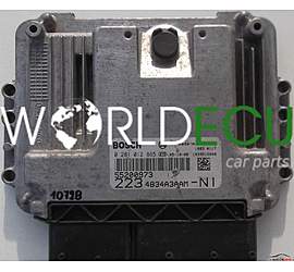 CENTRALINA DO MOTORE FIAT DOBLO 1.9 JTD, BOSCH 0 281 012 865, 0281012865, 55200973
