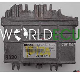 MOTORSTEUERGERÄT ECU STEUERGERAT VW SKODA SEAT BOSCH 0 261 203 933/934, 0261203933, 6K0 906 027 D, 6K0906027D