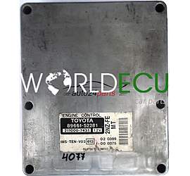 ECU ENGINE CONTROLLER TOYOTA YARIS VERSO 1.3 2NZ-FE 8966152281, 89661-52281, 2110007431, 211000-7431