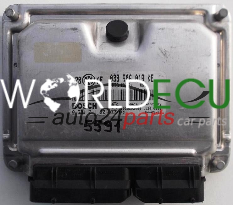 Kit De Clés ECU Pour VW Passat 3BG 1.9 TDI AWX 130cv - Réf. Bosch 038906019KE - Occasion Fonctionnel