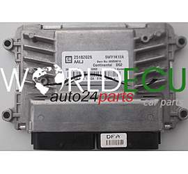 MOTORSTEUERGERÄT ECU STEUERGERÄT CHEVROLET SPARK 1.2 GM 25182026 AALJ, CONTINENTAL 5WY1K12A, D52