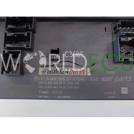 CENTRALINA MODULO COMFORT MERCEDES BENZ A90654552101