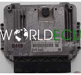 MOTORSTEUERGERÄT ECU STEUERGERAT OPEL ZAFIRA 1.9 CDTI Z19DT Z19DTL Z19DTH BOSCH 0 281 012 549 , 0281012549, GM 55 198 922 BR, 55198922 BR