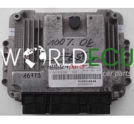 CENTRALINA MOTORE SUZUKI GRAND VITARA 1.9 DDIS BOSCH 0 281 015 322, 0281015322, 8200518648, 8200904029, 1039S03292