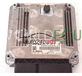 Unidad de control de motor AUDI VW VOLKSWAGEN SKODA BOSCH 0 281 031 308, 0281031308, 04L 907 309 S, 04L907309S, EDC17C64