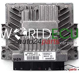 CALCULATEUR MOTEUR RENAULT MEGANE II CLIO III 1.5DCI, SIEMENS S122326114 A, S122326114A, SID301, 8200843713, 8200807626