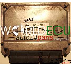 MOTORSTEUERGERÄT ECU STEUERGERAT SKODA FABIA 1.4 MPI AME 047 906 033H, 047906033H, SIEMENS 5WP40252 12