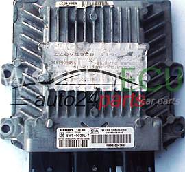 CENTRALINA MOTORE PEUGEOT 307 2.0 HDI SIEMENS 5WS40029L-T, 5WS40029LT, SW 9656061180, HW 9655041480, SID803