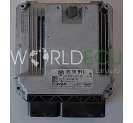 Centralina motore VW VOLKSWAGEN PASSAT, BOSCH 0 261 S06 338, BOSCH 0261S06338, 03C 907 309 D, 03C907309D, MED17.1