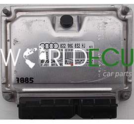 ECU ENGINE CONTROLLER AUDI TT R32 3.2, BOSCH 0 261 201 450, BOSCH 0261201450, 022 906 032 HJ, 022906032HJ