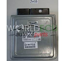 Engine control unit - ECU controllers AUDI A4 2.0 TDI SIEMENS VDO 5WP45549 AF, 5WP45549AF, 03G 906 018 AQ, 03G906018AQ, SIMOS PPD1.3