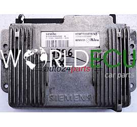 CALCULATEUR MOTEUR RENAULT MEGANE SCENIC 1.6 S115300202A, S115300202 A, HOM7700875745, HOM 7700875745, 7700105980