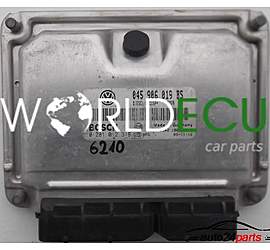 MOTORSTEUERGERÄT ECU STEUERGERAT SEAT IBIZA VW POLO 1.9 TDI BOSCH 0 281 012 319, 0281012319, 045 906 019 BS, 045906019BS
